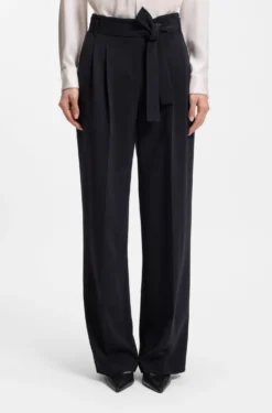 Relaxed-Fit Hose aus japanischem Krepp