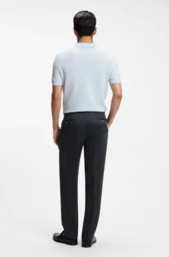 Relaxed-Fit Hose aus Leinen mit Bundfalten vorne