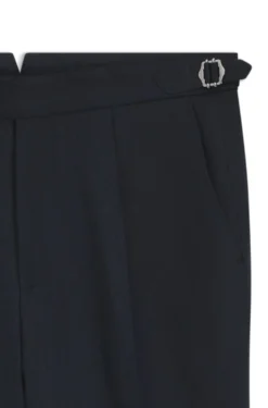 Relaxed-Fit Hose aus Leinen mit Bundfalten vorne