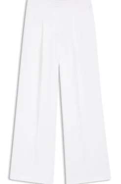 Relaxed-Fit-Hose aus Leinen-Mix