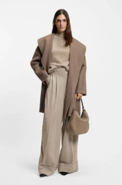 Relaxed-Fit Hose aus Schurwolle