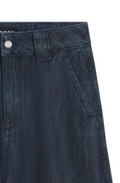 Relaxed-Fit Jeans aus offen gewebtem Baumwollgewebe mit Struktur