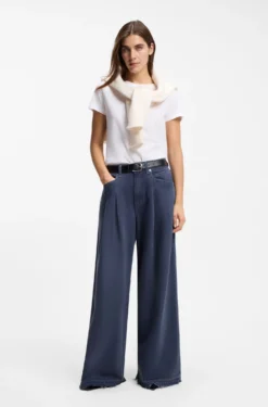 Relaxed-Fit Jeans mit weitem Bein