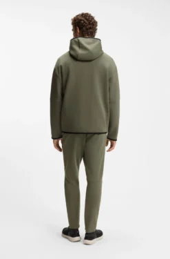 Relaxed-Fit Kapuzenjacke aus besonders softem Baumwoll-Mix