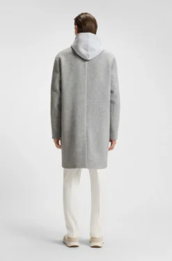 Relaxed-Fit Mantel aus Woll-Mix