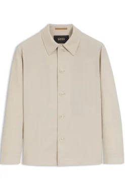 Relaxed-Fit Overshirt aus Drei-Lagen-Gewebe