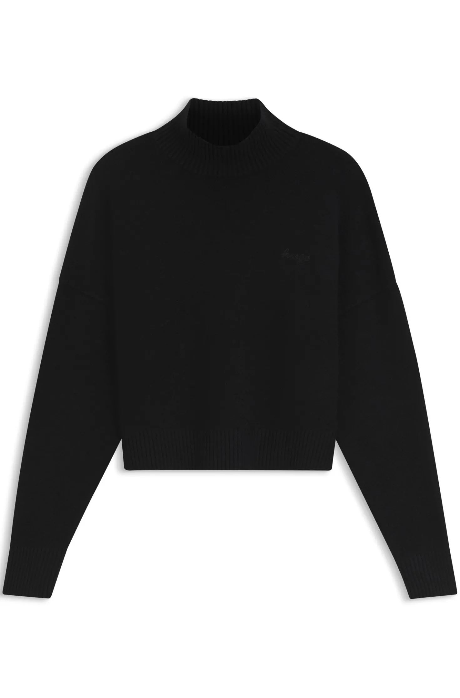 Relaxed-Fit Pullover mit Stehkragen