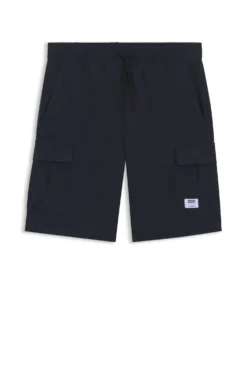 Relaxed-Fit Shorts aus Baumwoll-Ripstop