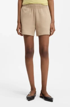 Relaxed-Fit Shorts aus Baumwoll-Terry mit Logo-Stickerei