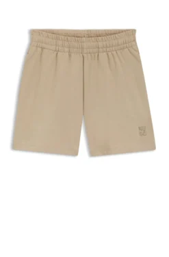 Relaxed-Fit Shorts aus Baumwoll-Terry mit Logo-Stickerei
