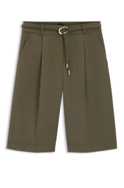 Relaxed-Fit Shorts mit Schnallengürtel
