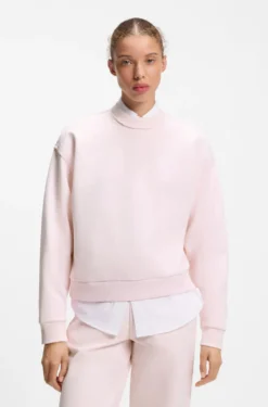 Relaxed-Fit Sweatshirt aus Baumwolle mit Logo-Stickerei