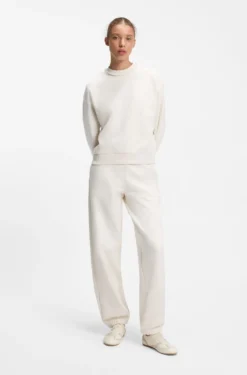 Relaxed-Fit Sweatshirt aus Baumwolle mit Logo-Stickerei
