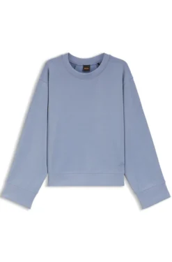 Relaxed-Fit Sweatshirt mit Logo-Stickerei
