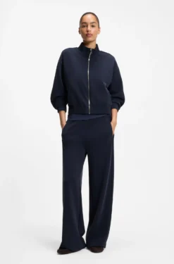 Relaxed-Fit Sweatshirt mit Paspel-Details
