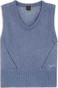 Relaxed-Fit Top mit großmaschiger Strick-Struktur