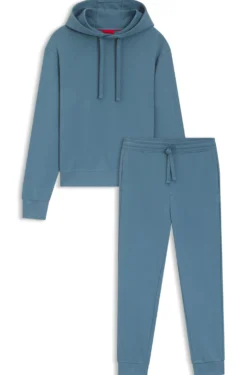 Relaxed-Fit Trainingsanzug-Set aus Baumwolle mit Logo