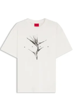 Relaxed-Fit T-Shirt aus Baumwolle mit Artwork und Logo