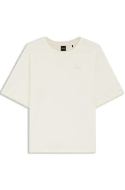 Relaxed-Fit T-Shirt aus Baumwolle mit Mesh-Details