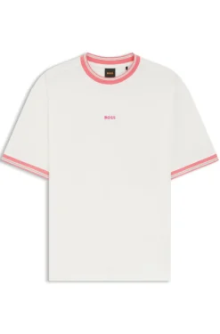 Relaxed-Fit T-Shirt aus Baumwolle mit Streifen-Dessin