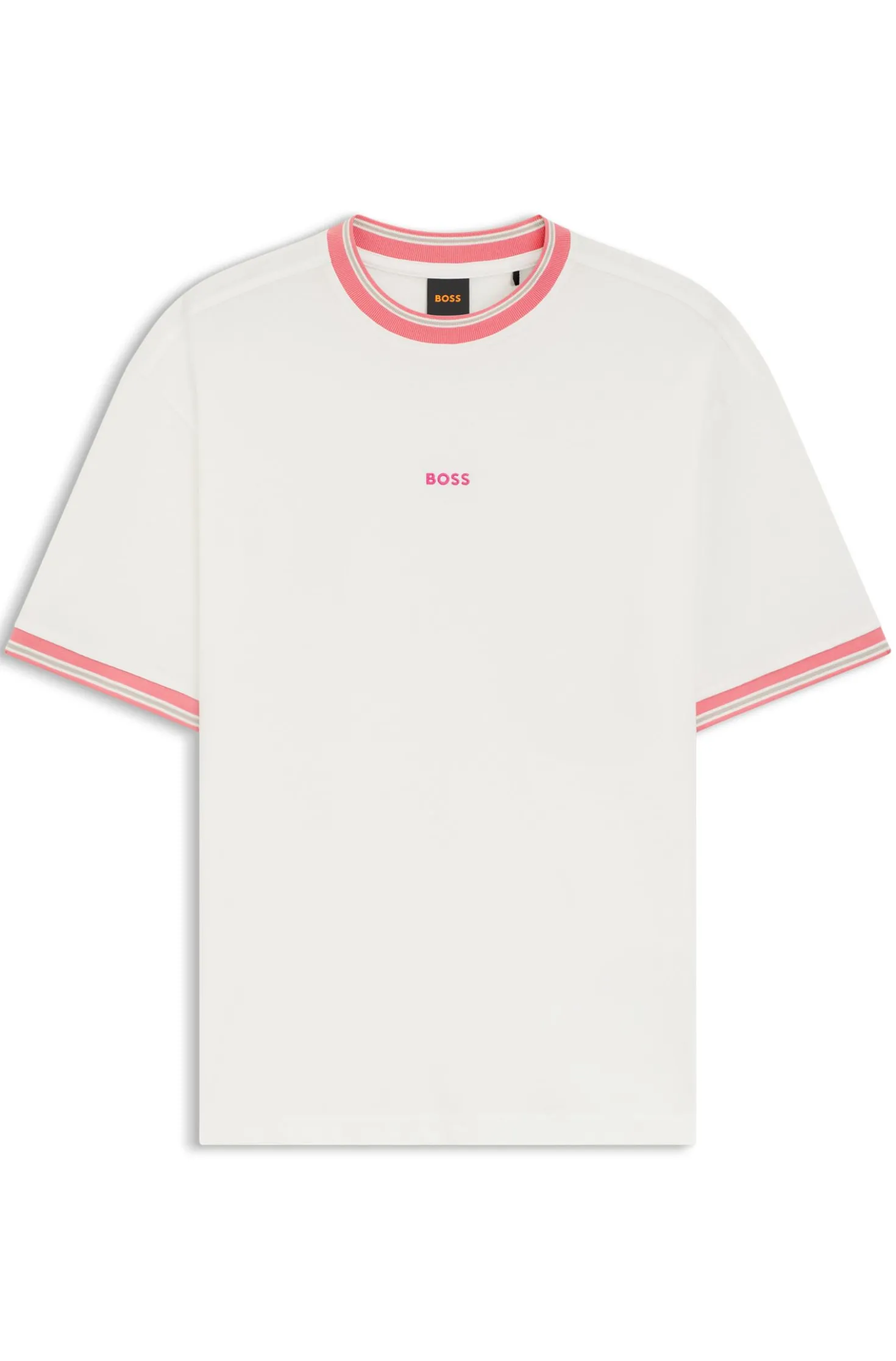 Relaxed-Fit T-Shirt aus Baumwolle mit Streifen-Dessin