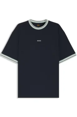 Relaxed-Fit T-Shirt aus Baumwolle mit Streifen-Dessin