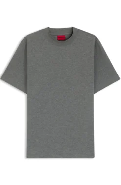 Relaxed-Fit T-Shirt aus meliertem Interlock
