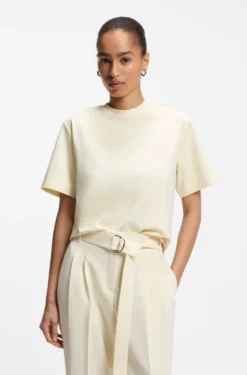 Relaxed-Fit T-Shirt aus merzerisierter Baumwolle