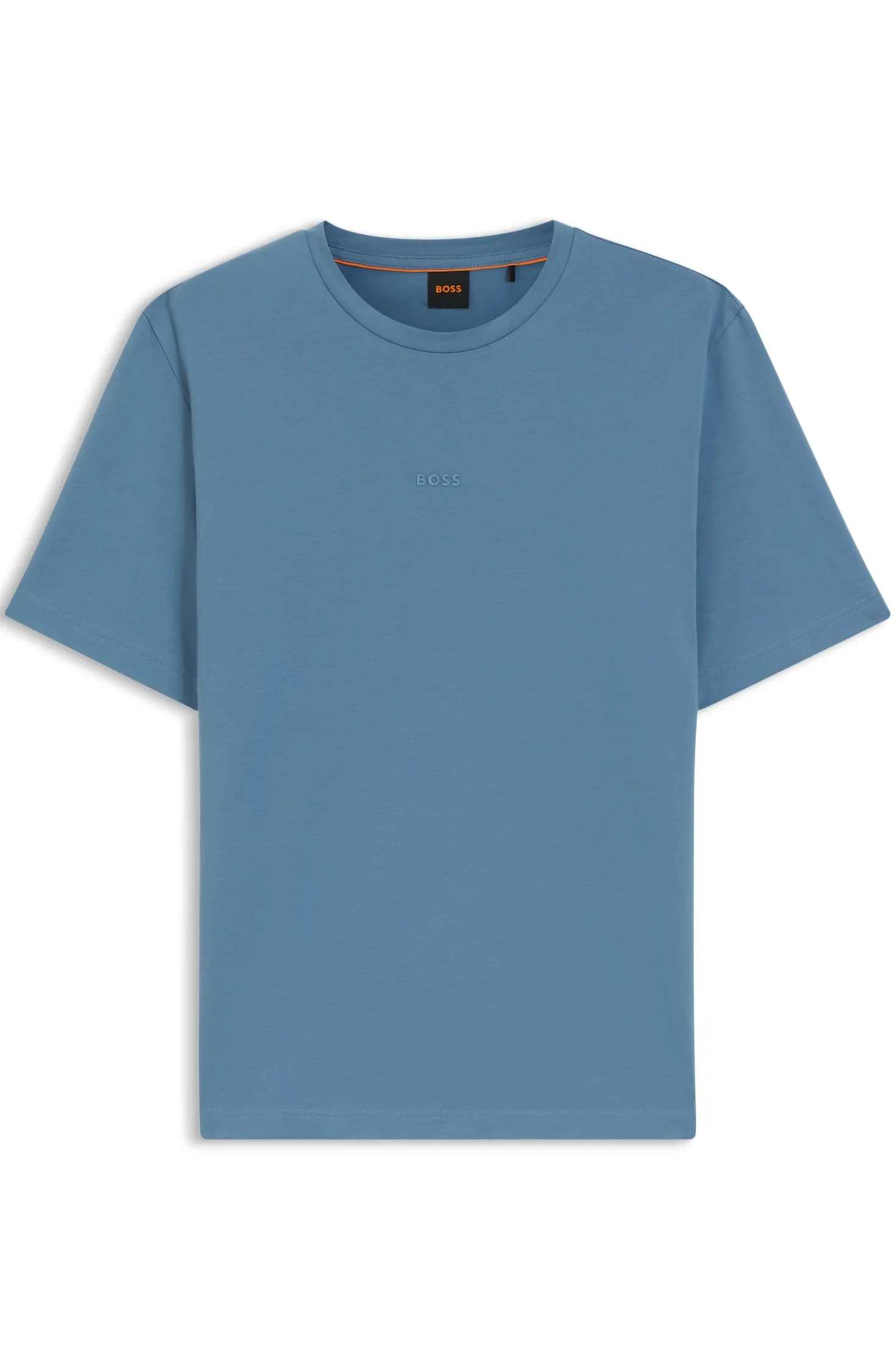 Relaxed-Fit T-Shirt aus Stretch-Baumwolle mit Logo-Detail