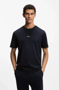 Relaxed-Fit T-Shirt mit geschichtetem Logo-Print