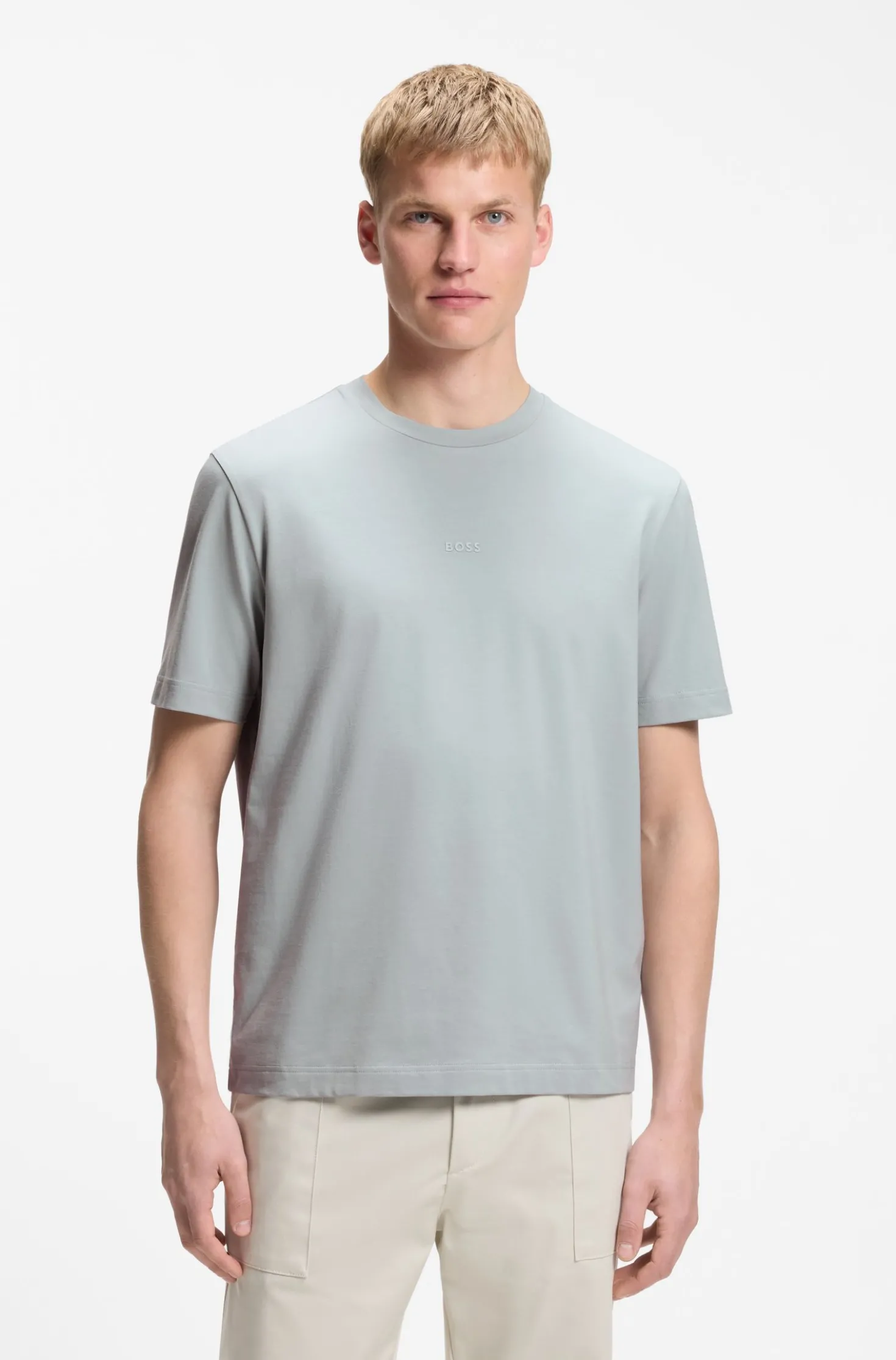 Relaxed-Fit T-Shirt mit geschichtetem Logo-Print