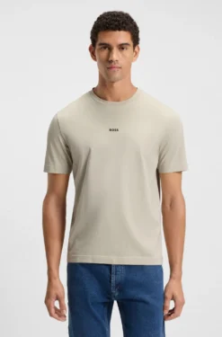 Relaxed-Fit T-Shirt mit geschichtetem Logo-Print