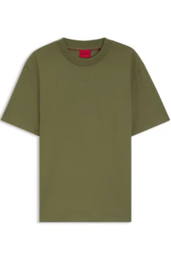 Relaxed-Fit T-Shirt mit zentralem Logo-Detail