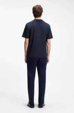 Relaxed-Fit T-Shirt mit zentralem Logo-Detail