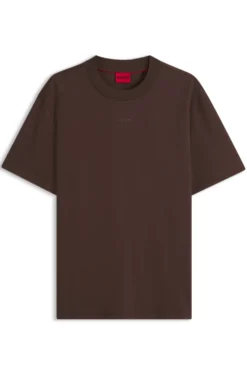 Relaxed-Fit T-Shirt mit zentralem Logo-Detail