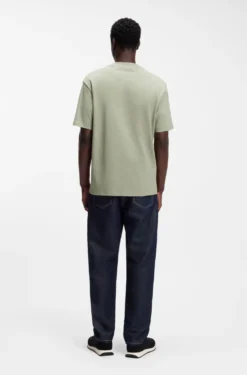 Relaxed-Fit T-Shirt mit zentralem Logo-Detail