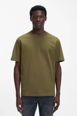 Relaxed-Fit T-Shirt mit zentralem Logo-Detail
