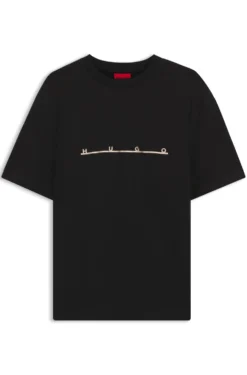 Relaxed-Fit T-Shirt mit Zickzack-Nahtdetail