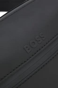 Reporter-Tasche aus Kunstleder mit reflektierenden Details