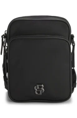 Reporter-Tasche aus Twill mit Double-B-Monogramm