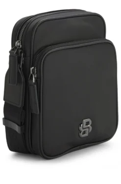 Reporter-Tasche aus Twill mit Double-B-Monogramm