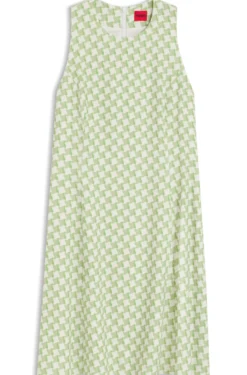 Ärmelloses Kleid mit geometrischem Print