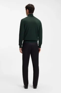 Rollkragenpullover aus extrafeiner Merinowolle