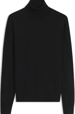 Rollkragenpullover aus extrafeiner Merinowolle