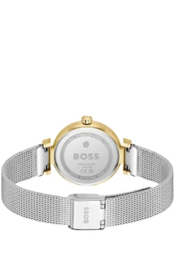Rosehill goldfarbene Uhr mit silberfarbenem Mesh-Armband