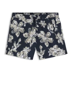 Schnell trocknende Badeshorts mit Allover-Print