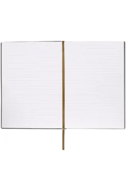 Schwarzes DIN-A5-Notizbuch mit Double-B-Monogramm