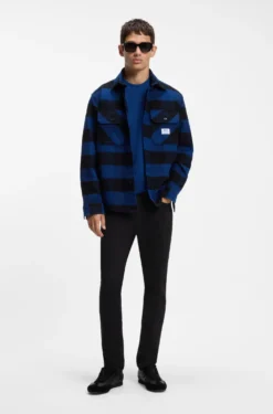 Schwarze Skinny-Fit Jeans mit Rinse-Wash-Finish