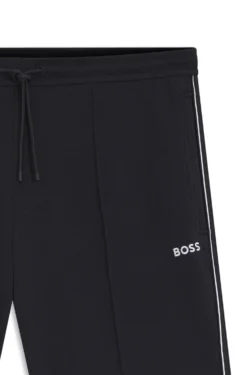 Shorts aus Baumwoll-Mix mit Paspeln