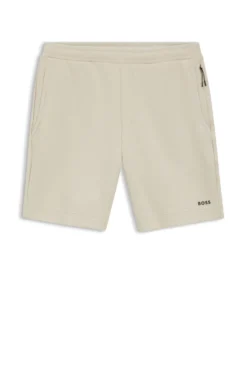Shorts aus Baumwoll-Mix mit reflektierender Grafik